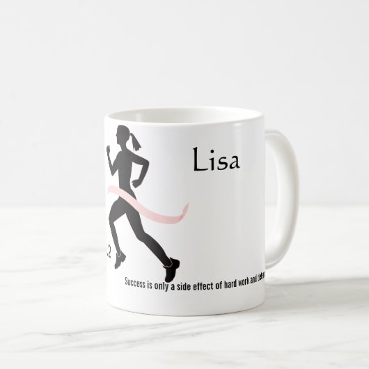 Marathon Mok roze lint (Voorkant rechts)