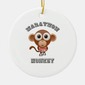 Marathon MOnkey Keramisch Ornament (Voorkant)