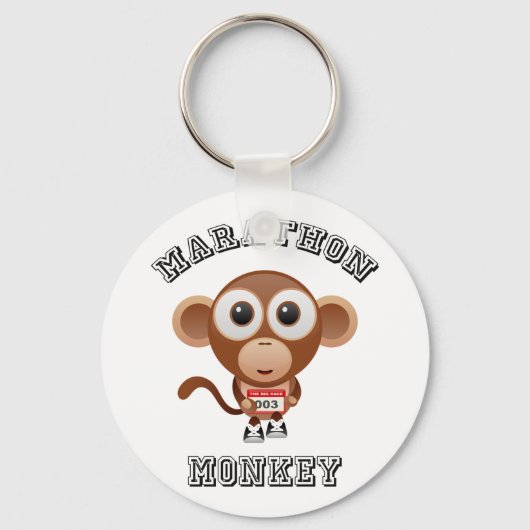 Marathon Monkey Sleutelhanger (Voorkant)