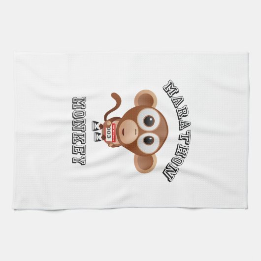 Marathon Monkey Theedoek (Horizontaal)