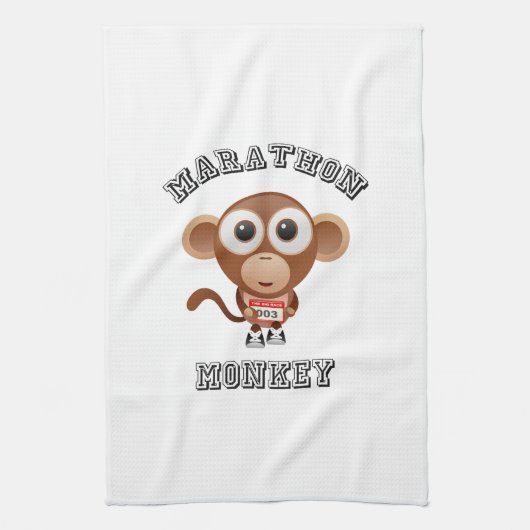 Marathon Monkey Theedoek (Verticaal)