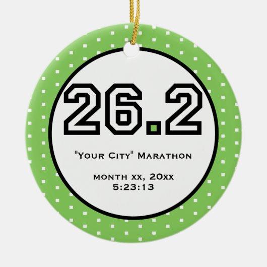 Marathon Ornament (Voorkant)