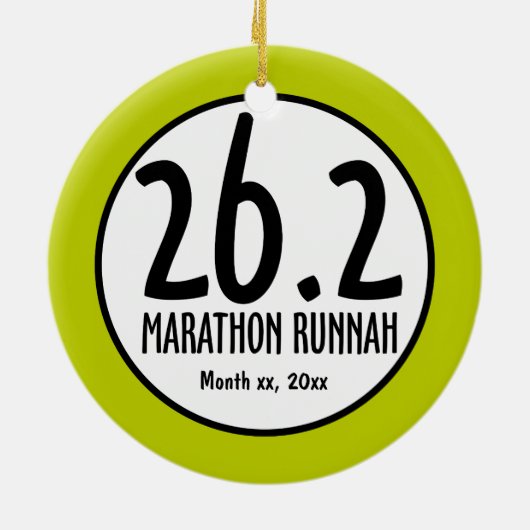 Marathon Ornament (Achterkant)