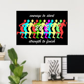 Marathon Poster (Thuiskantoor)