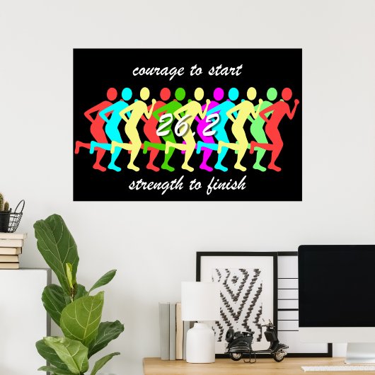 Marathon Poster (Thuiskantoor)