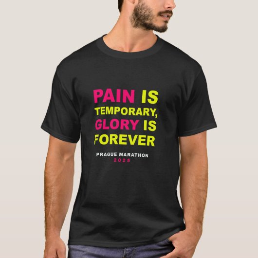 Marathon PRAAG 2025 Finisher T-shirt (Voorkant)