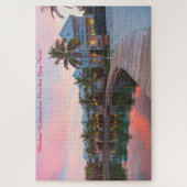 Marathon Quay Florida kerstgroeten Legpuzzel (Verticaal)