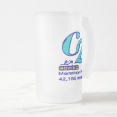 Marathon Row Matglas Bierpul (Voorkant rechts)