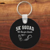 Marathon Run 5K Race Dag dwz Squad Grappige Vriend Sleutelhanger (Voorkant)