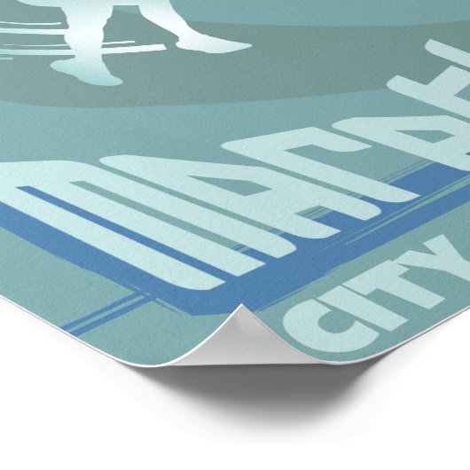 Marathon run memorabilia muur decor poster (Hoek)