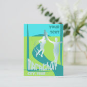 Marathon run runner club groet Briefkaart (Staand voorkant)