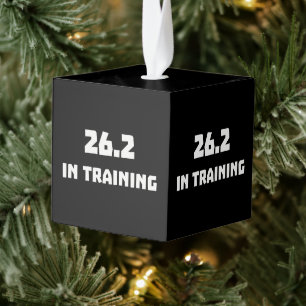 Marathon Runner 26.2 in training hardlopen Decoratie