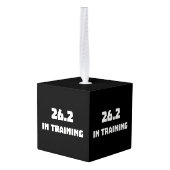 Marathon Runner 26.2 in training hardlopen Decoratie (Achter hoekig)