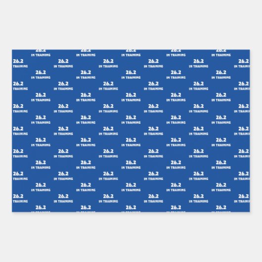 Marathon Runner 26.2 in training hardlopen Inpakpapier Vel (Voorkant 2)