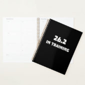 Marathon Runner 26.2 in training hardlopen Planner (Display)