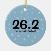 Marathon Runner 26.2 Ornament (Voorkant)