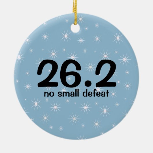 Marathon Runner 26.2 Ornament (Achterkant)