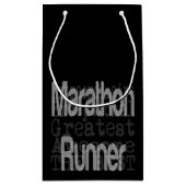 Marathon Runner Extraordinaire Klein Cadeauzakje (Achterkant)