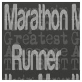Marathon Runner Extraordinaire Stof (Close Up)