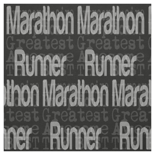 Marathon Runner Extraordinaire Stof (Swatch)