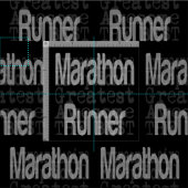 Marathon Runner Extraordinaire Stof (Delen)
