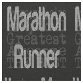 Marathon Runner Extraordinaire Stof (Close Up)