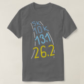 Marathon Runner Gift 5k 10k T-shirt (Design voorkant)