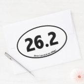 Marathon Runner Humor Sarcastische Parodie Sticker (Envelop)