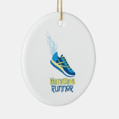 Marathon Runner Keramisch Ornament (Rechts)