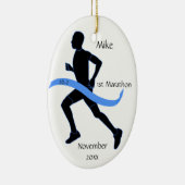 Marathon Runner Ornament - Man (Rechts)
