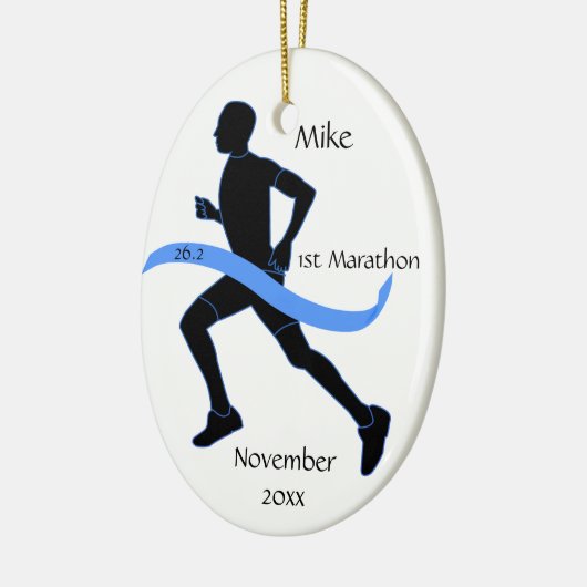 Marathon Runner Ornament - Man (Links)