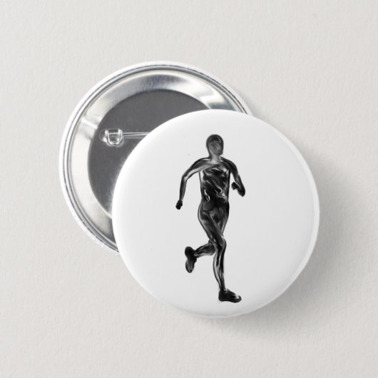 Marathon Runner Ronde Button 5,7 Cm (Voorkant /achterkant)