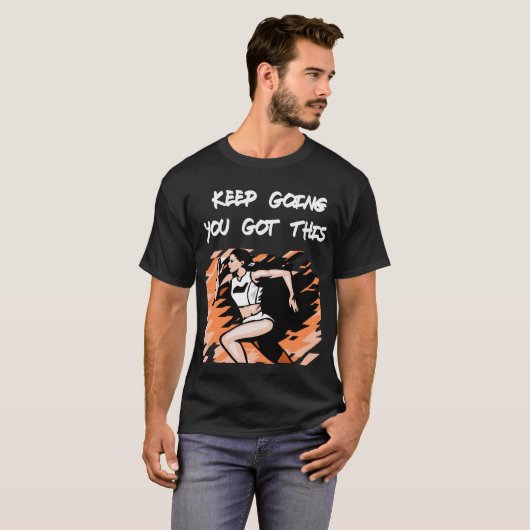 Marathon Runner T-shirt (Voorkant volledig)