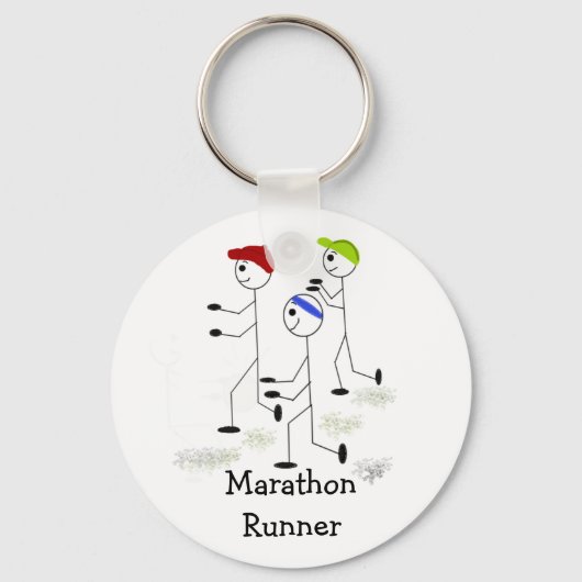 Marathon Runners Sleutelhanger (Voorkant)