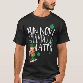 Marathon Running St Patricks Day  Race 5k Runner T-shirt