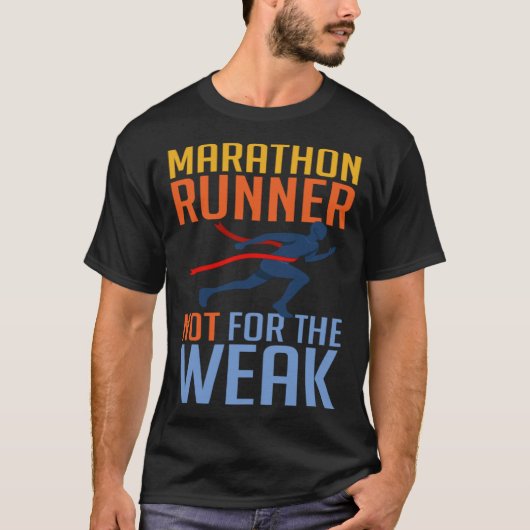 Marathon Running Training Runner Finisher Coach Be T-shirt (Voorkant)