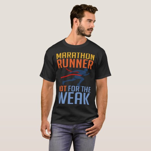 Marathon Running Training Runner Finisher Coach Be T-shirt (Voorkant volledig)