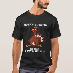 Marathon runt Turkey Trot Funny Group Team Gift T-shirt