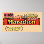 Marathon Snoep Bar Poster (Voorkant)