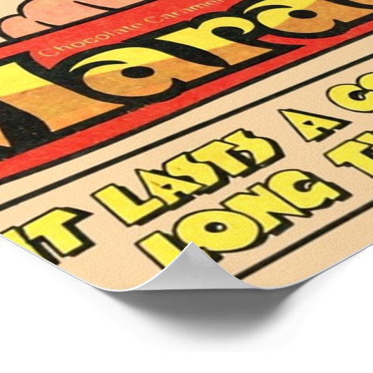 Marathon Snoep Bar Poster (Hoek)