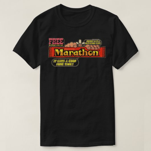 Marathon Snoep Bar T-shirt (Design voorkant)