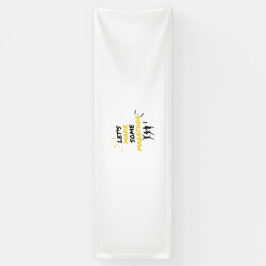 marathon spandoek (Verticaal)