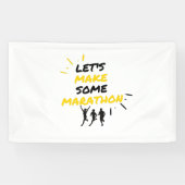 marathon spandoek (Horizontaal)
