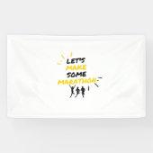 marathon spandoek (Horizontaal)