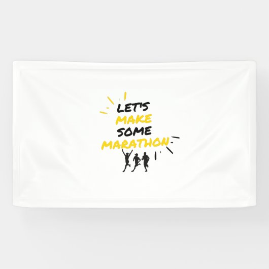 marathon spandoek (Horizontaal)