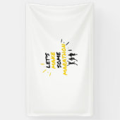 marathon spandoek (Verticaal)