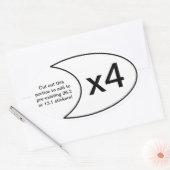 Marathon Sticker x4 (Envelop)