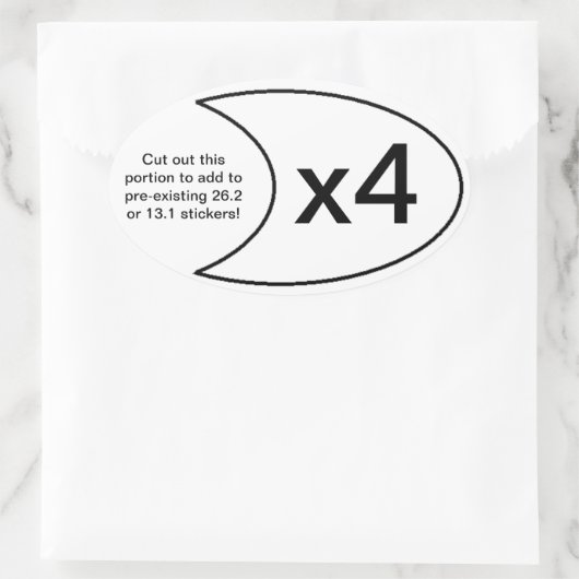 Marathon Sticker x4 (Tas)