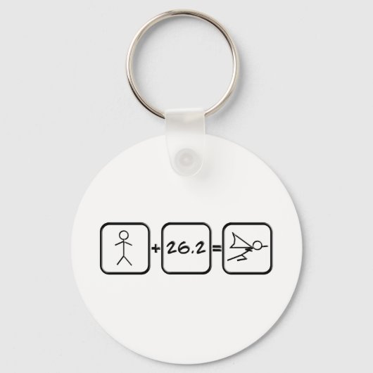 Marathon Superheld Sleutelhanger (Voorkant)