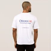 Marathon T-Shirt voor Obama (Achterkant volledig)